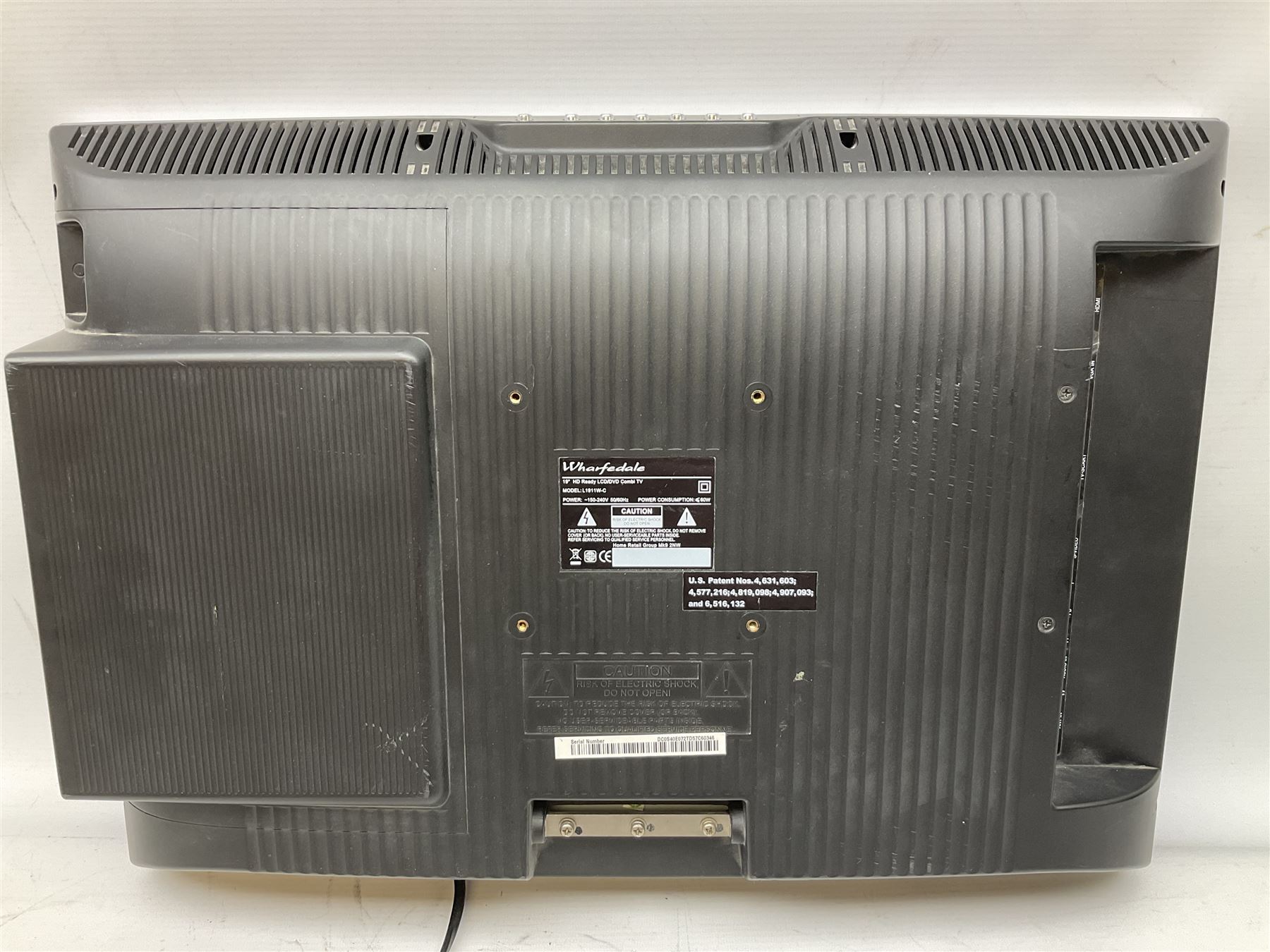 Wharfedale TV with built in DVD player, together with xbox controller and twenty three xbox games