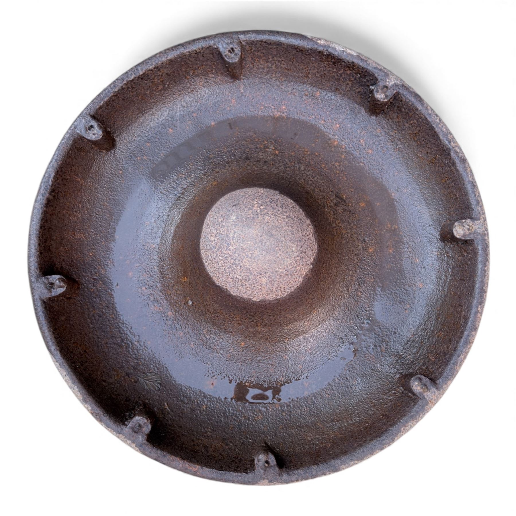 Large cast iron Mexican hat pig trough planter