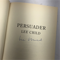  Signed first editions comprising Lee Child: One Shot, Persuader & Past Tense Daniel Cole: Ragdoll Joanne Harris: The Lollipop Shoes Matthew Reilly: Scarecrow (hardbacks) and Kate Ellis: The Marriage Hearse (paperback) (7)   