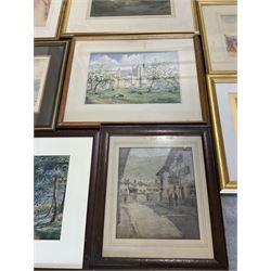Collection of principally early 20th century watercolours, artists including M Thorpe, WH Sugden, Johnstone Rough, Percy Lancaster, Kenneth Holmes, William Ashton, James Leslie Brooke, Tom Whitehead, Mary Ann Lord, etc (12)