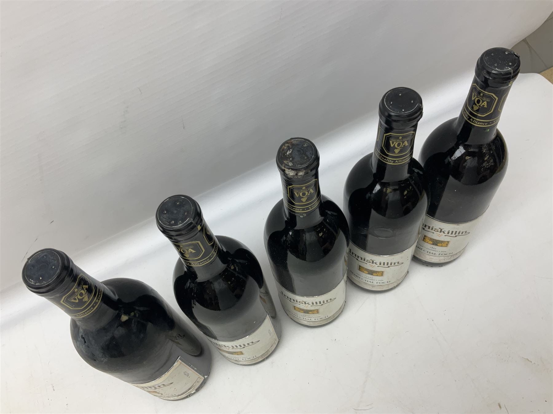 Mixed alcohol including two bottles Rully 1992 La Chaume, 75cl, 13% vol, Chateau Vieux Doumayne 1989 Saint-Emilion Grand Cru, 75cl, 12% vol, five bottles Krausen Keller Liebfraumilch Rheinhessen, five bottles Inniskillin 1992 Marechal Foch etc