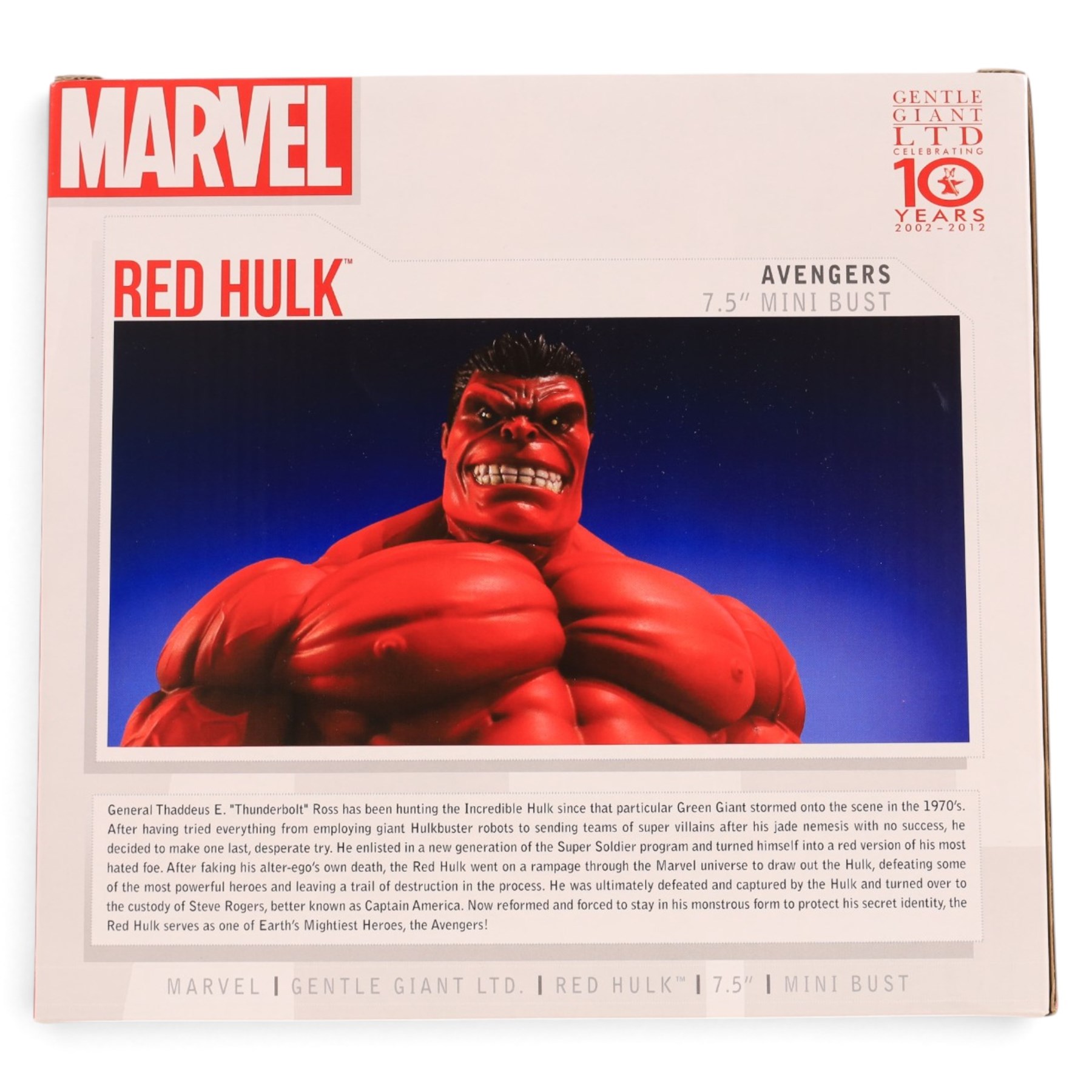 Three limited edition Gentle Giant The Hulk mini busts, comprising The Avengers Hulk, The Incredible Hulk and Red Hulk, all boxed