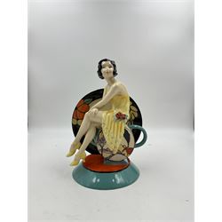 Kevin Francis limited edition figure depicting 'Young Clarice Cliff' 