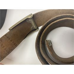 Four East German Youth Organisation belts with buckles (4)