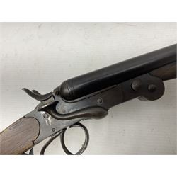 RFD ONLY AS ONE BARREL OUT-OF-PROOF -  – Belgian .410 folding side-by-side double barrel hammer shotgun with 66cm(26