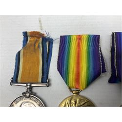 Five WW1 Lincolnshire Regiment medals comprising British War Medal awarded to 37660 Pte. T. Pickering; British War Medal to 42664 Pte. A. Lancaster; Victory Medal to 203847 Pte. P. Stevenson; Victory Medal to 28138 Pte. H. Gale; and Victory Medal to 46875 Pte. J. Owen; all with ribbons; some biographical details (5)