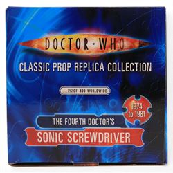 Limited Edition Sixteen12 The Doctor Who Classic Replica Collection 'The Fourth Doctor's Sonic Screwdriver', limited edition no. 192/800, boxed