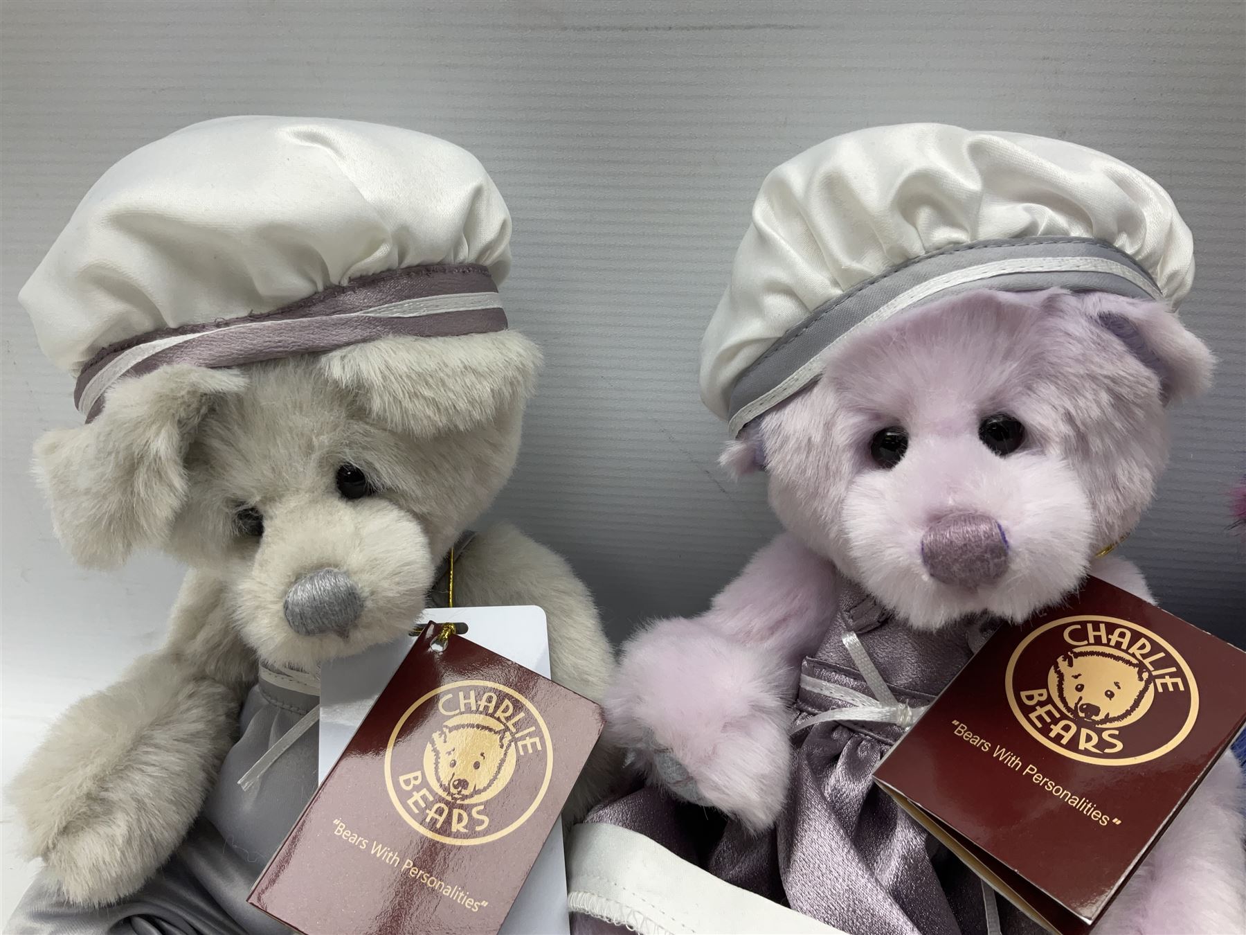 Charlie Bears - limited edition 'Jack' CB2052530 and 'Jill' CB2052540 No.110/1000 with labels; and 'Blotch' CB2170210 with labels (3)