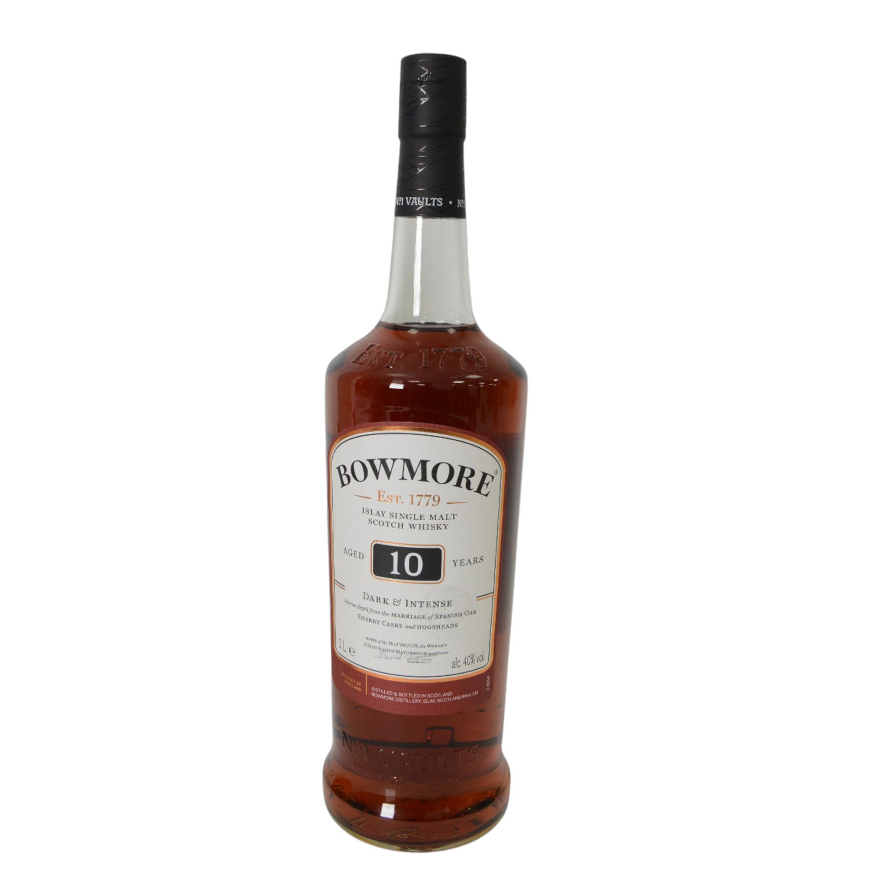 Bowmore, 10 year old, single malt scotch whisky, exclusive to the Global Traveller, two bottle  