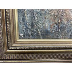 Herbert F Royle (British 1870-1958): Richmond from the West, oil on board signed 29cm x 39cm