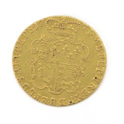 George III 1774 gold full guinea coin