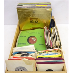  Vinyl LP's and singles including Michael Jackson, Bob Marley & The Wailers, The Squeeze, The Carpenters, Bill Haley and His Comets and other LP's and singles, in one box   