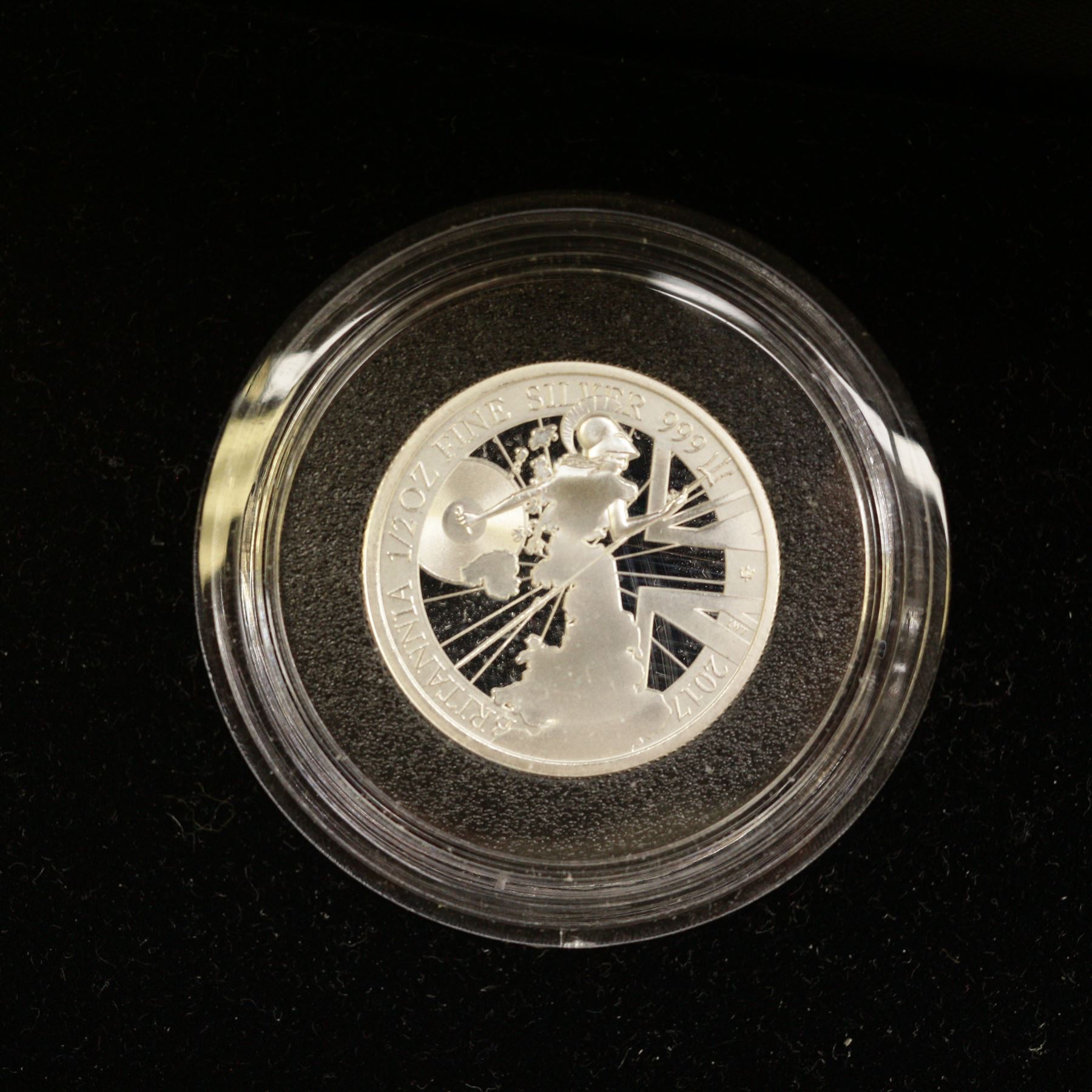 The Royal Mint United Kingdom 2017 silver proof Britannia six-coin set, cased with certificate