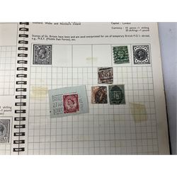 Great British and World Queen Victoria and later stamps, including QV penny black with red MX cancel, various penny reds, King George VI used high values to ten shillings, Australia, Austria, Belgium, Brazil, Cape of Good Hope, small number of Chinese stamps etc, first day covers and other similar items, in one box