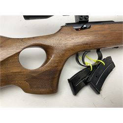 SECTION 1 FIREARMS CERTIFICATE REQUIRED - LEFT HANDED J.G. Anschutz .22 long round bolt action rifle, the 36cm (14