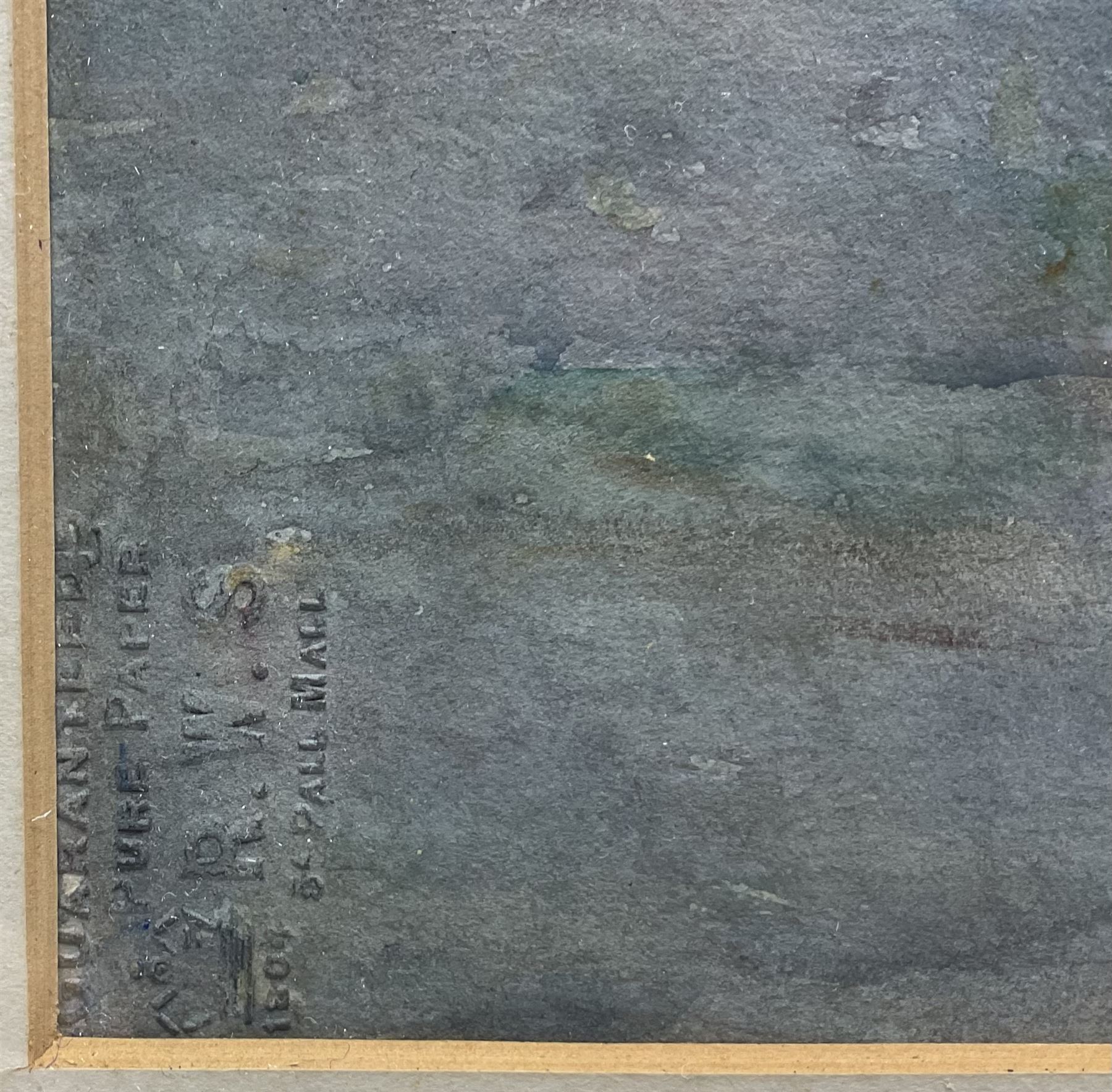 Joshua Anderson Hague (Manchester School 1850-1916): Haymaking in North Wales near Anglesey, watercolour signed, RWS stamp to paper 37cm x 55cm