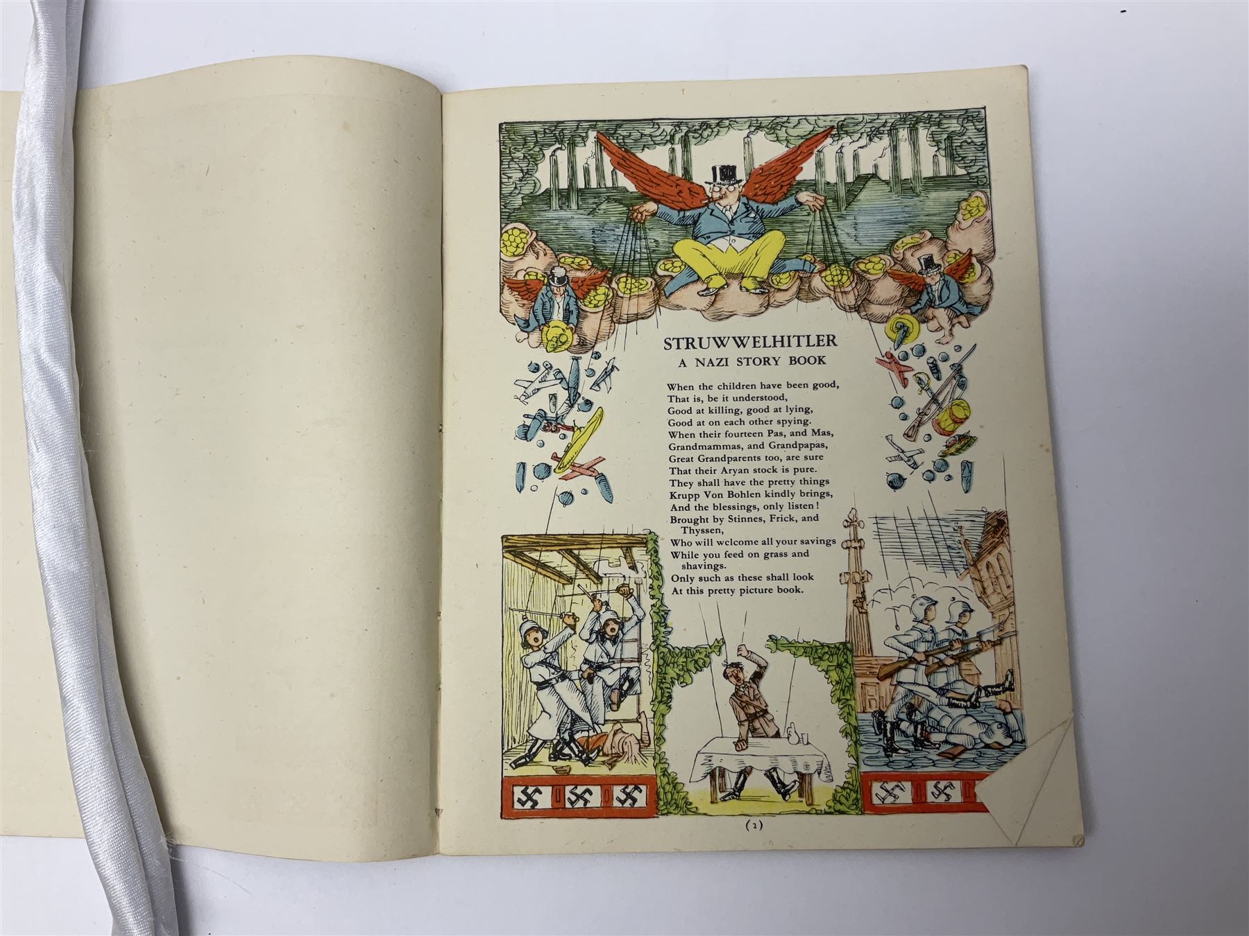 Dr Heinrich Hoffmann; Struwwelpetr, pub. George Routledge & Sons Ltd, together with Doktor Schrecklichkeit; Struwwelhitler, A Nazi Story Book, paperback, pub. Daily Sketch and Sunday Graphic Ltd