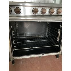  Moorwoood Vulcan Gas, six burner range oven - THIS LOT IS TO BE COLLECTED BY APPOINTMENT FROM DUGGLEBY STORAGE, GREAT HILL, EASTFIELD, SCARBOROUGH, YO11 3TX
