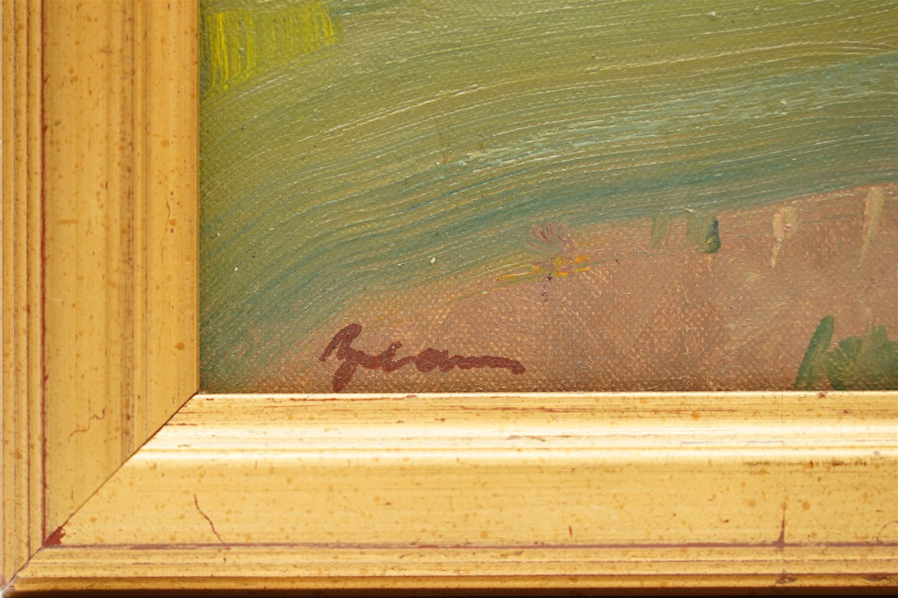 Manner of Mark Senior (British 1862-1927): View of Cows in a Field, oil on board indistinctly signed 19cm x 29.5cm 