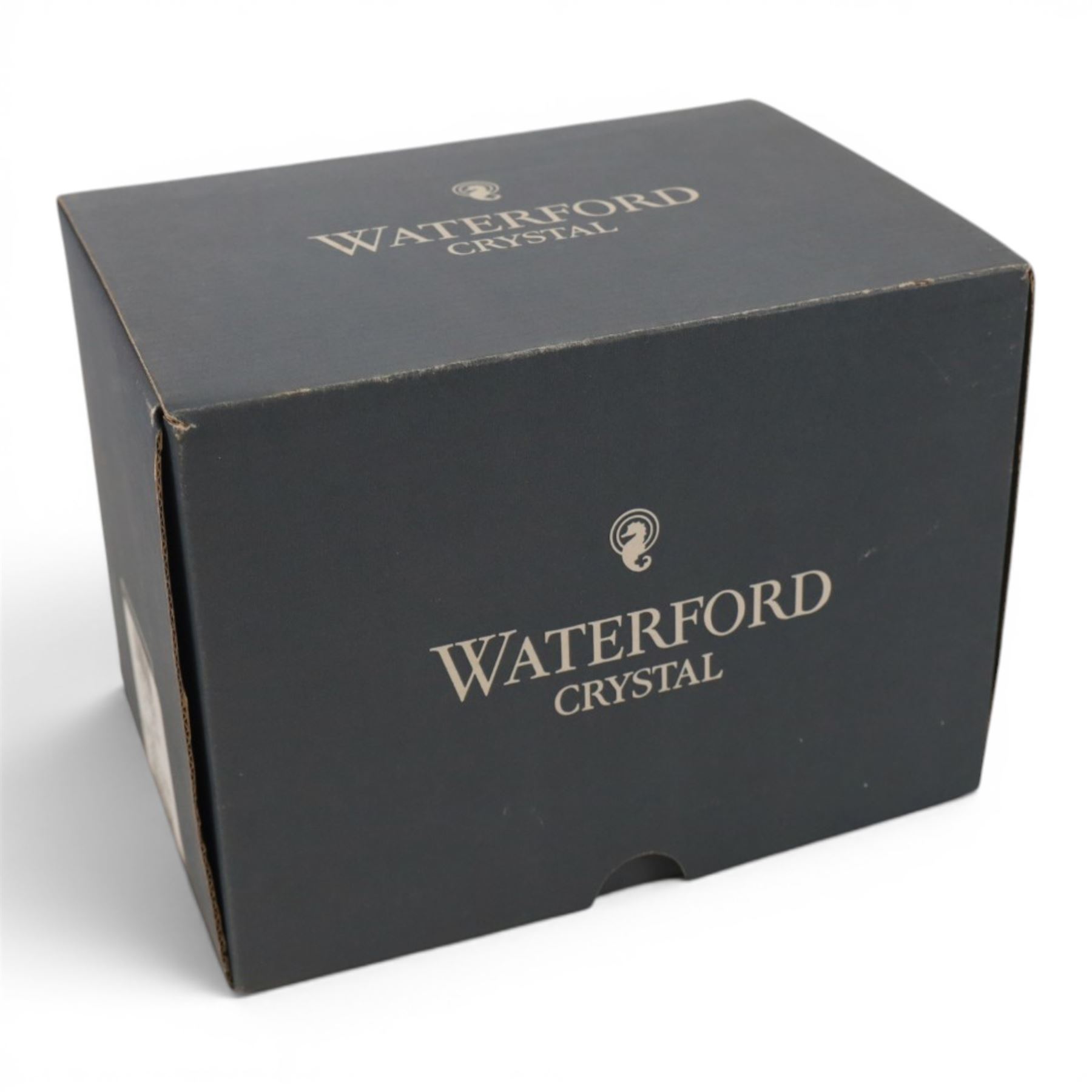 Set of twelve Waterford Crystal Kylemore pattern tumblers and matching jug, tumblers H13cm