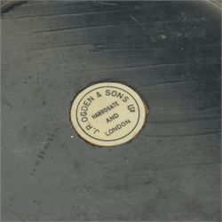  'Bramham Moor Hunt Point to Point Steeplechases' - A two handled silver cup presented by H.R.H. The Princess Royal on ebonised plinth D23cm x H23cm excluding plinth, Birmingham 1931 Maker William Hutton & Sons Ltd