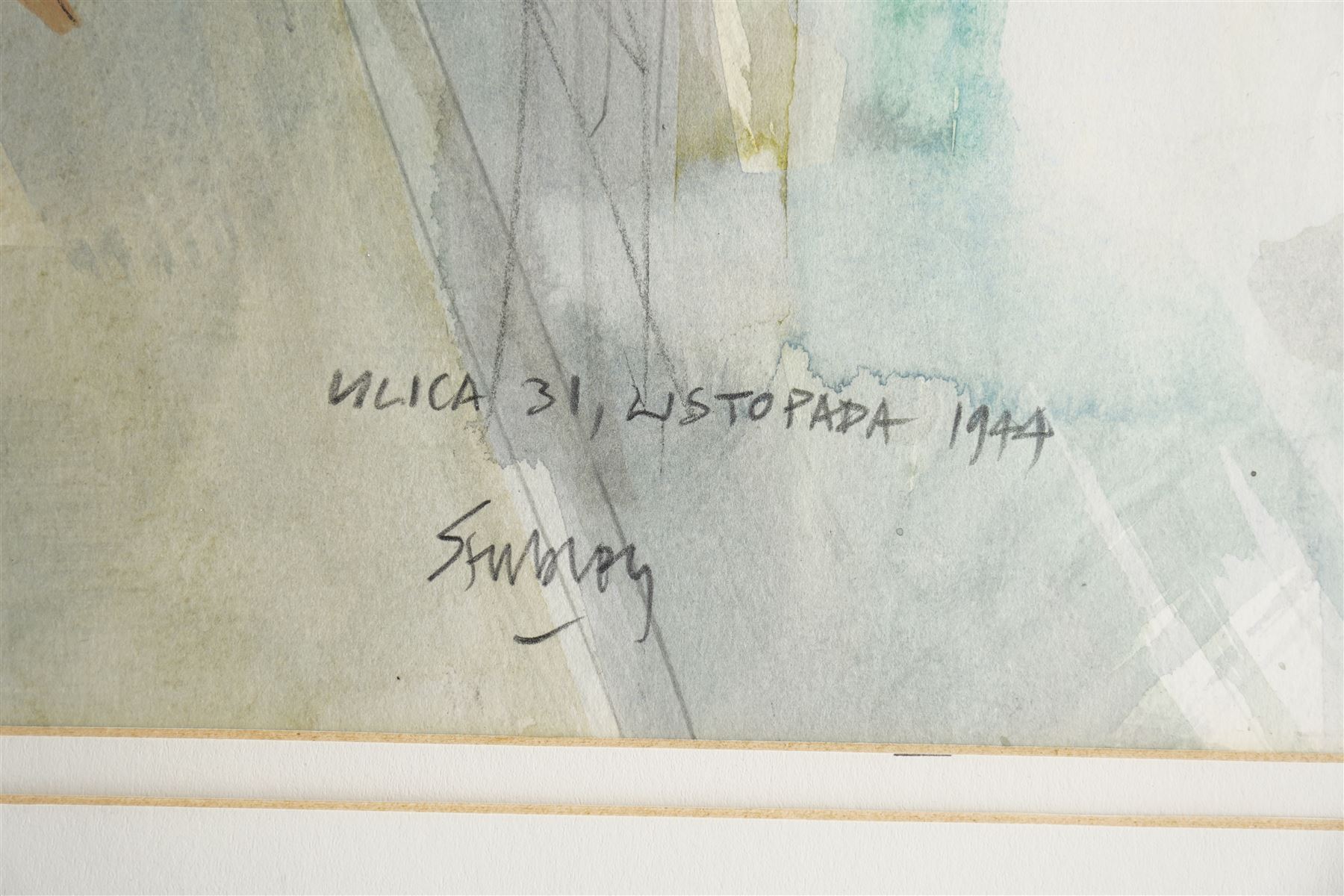Trevor Hugh Stubley (British 1932-2010): Croatia - 'Ulica 31 Listopada 1944', watercolour signed and titled 78cm x 56cm 