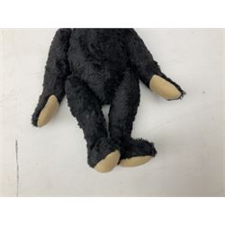 Steiff 'Leo the 1912 Titanic Mourning Bear', in black mohair with tag, limited edition no. 605, with original certificate and box