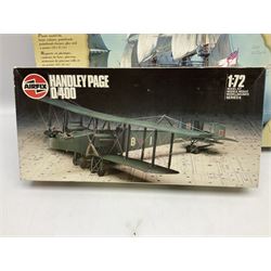 Revell 1:146 scale construction kit of HMS Victory; boxed; and ten other construction kits of aircraft by Airfix, Revell and Matchbox; all boxed (11)