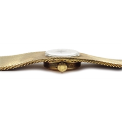  Longines 9ct gold bracelet wristwatch hallmarked 45gm gross  