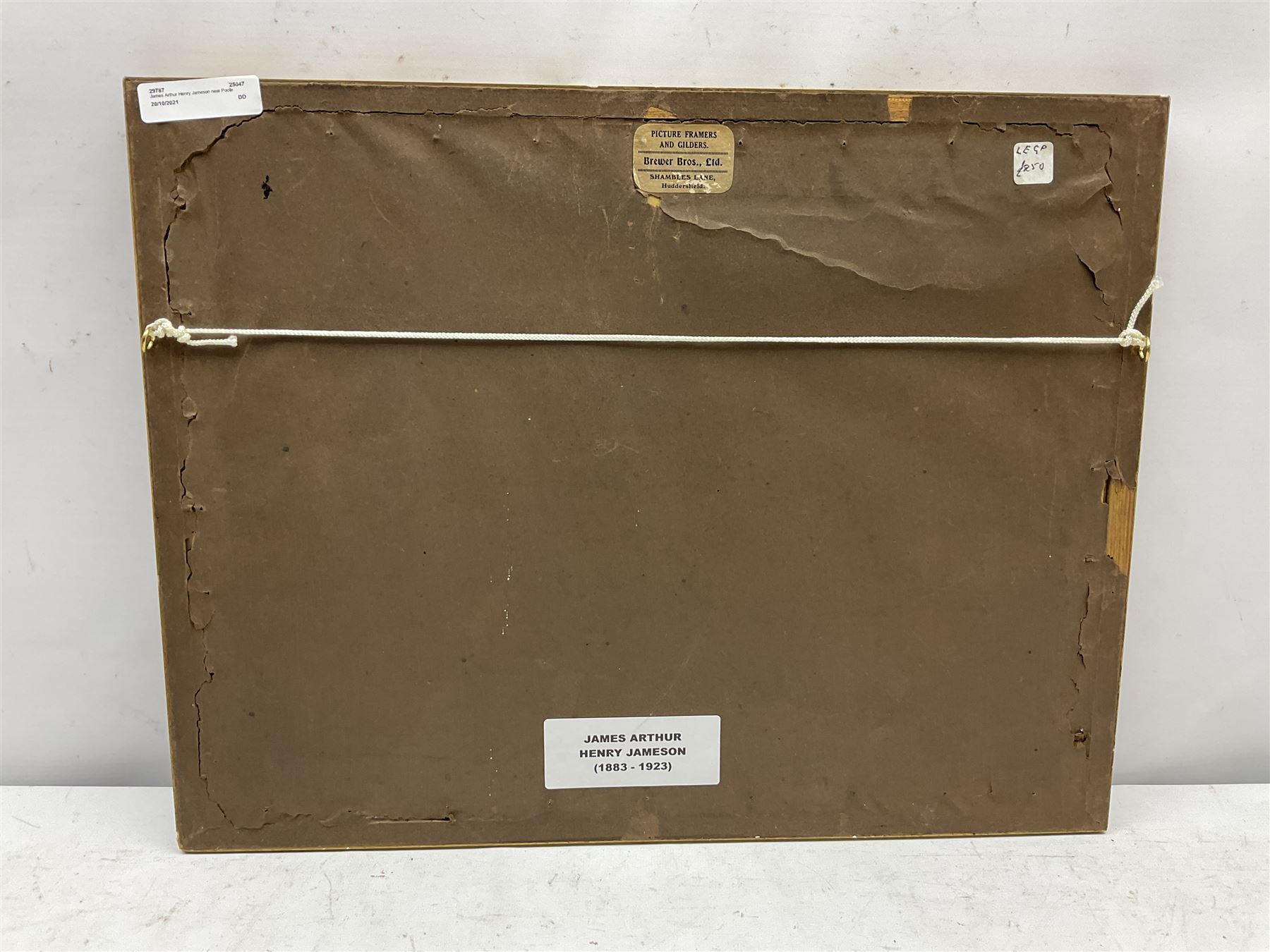 James Arthur Henry Jameson (British 1855-1930): 'Near Poole', watercolour signed and titled 23cm x 34cm