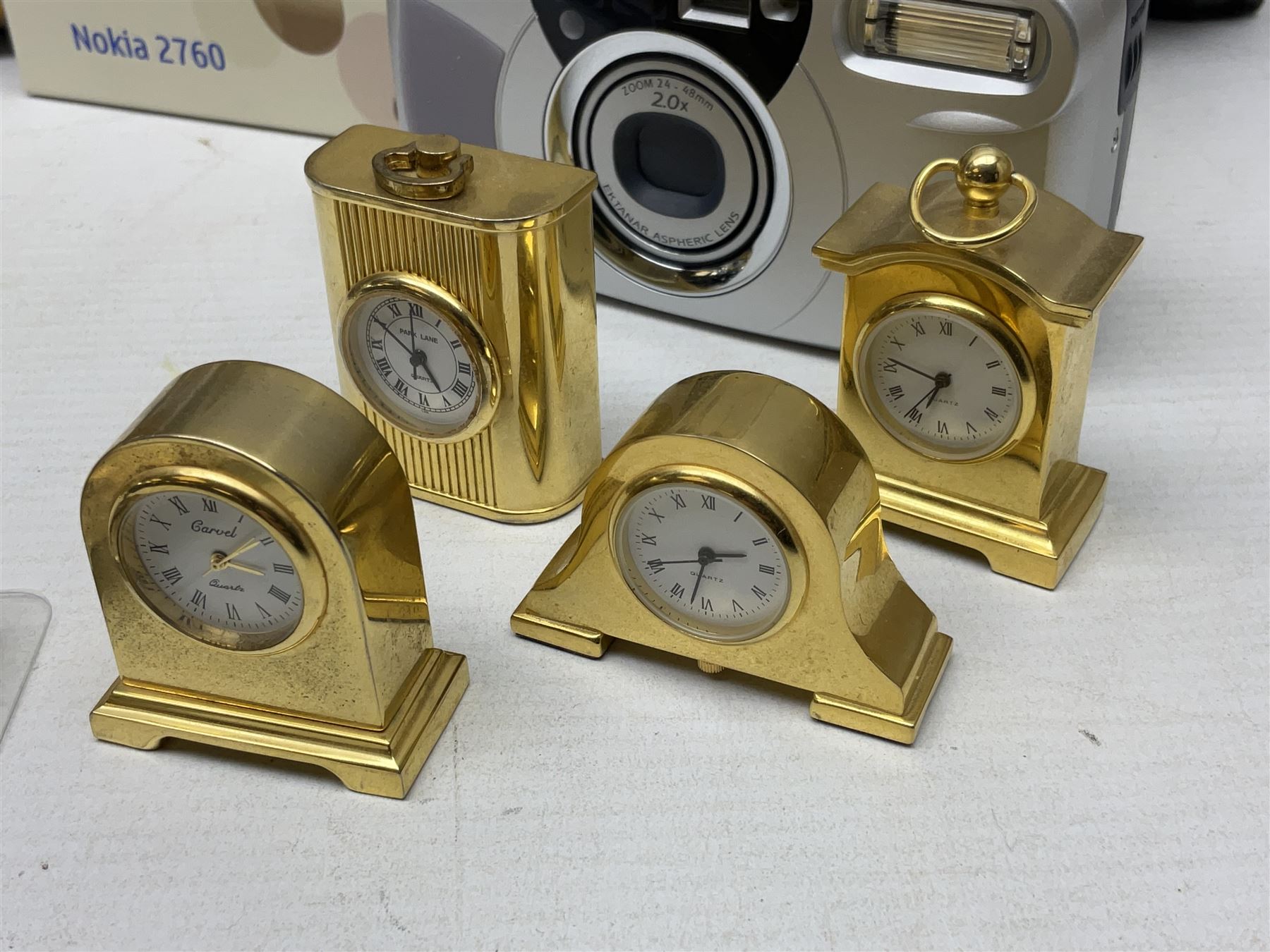 Brass Clocks Park Lane Quartz Miniature Clocks Clock For Sale In
