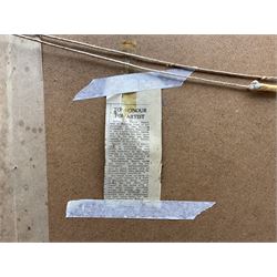 John Barrie Haste (British 1931-2011): 'Blubberhouse Moors', watercolour signed, titled verso 38cm x 65cm 