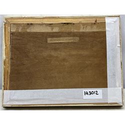 Philip Wilson Steer OM RA (British 1860-1942): 'Southampton Water', watercolour signed and dated 1921, inscribed and with original titled label verso 12.5cm x 22.5cm 