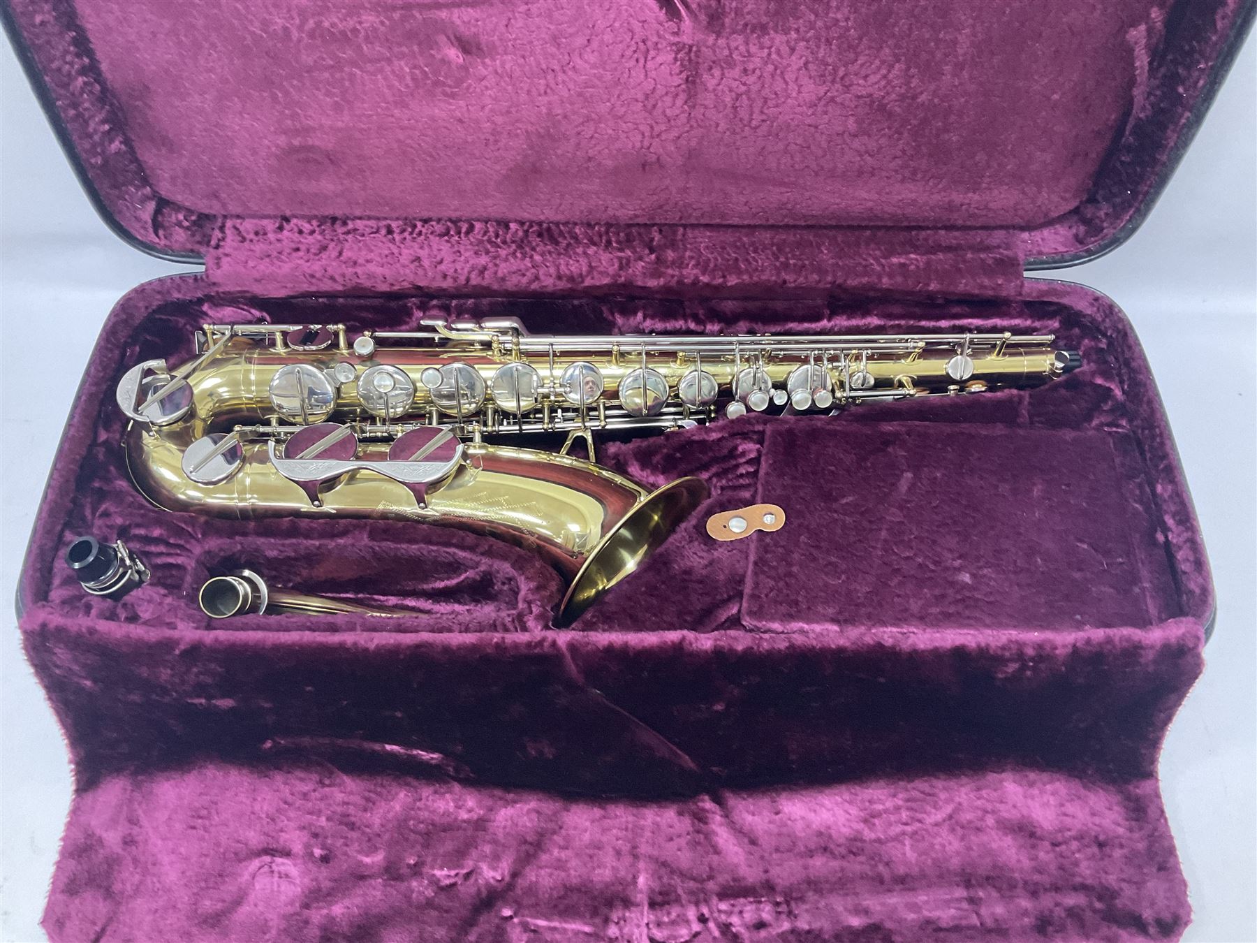 Lafleur by Boosey & Hawkes student tenor saxophone in fitted case with accessories, built in Czechoslovakia
 