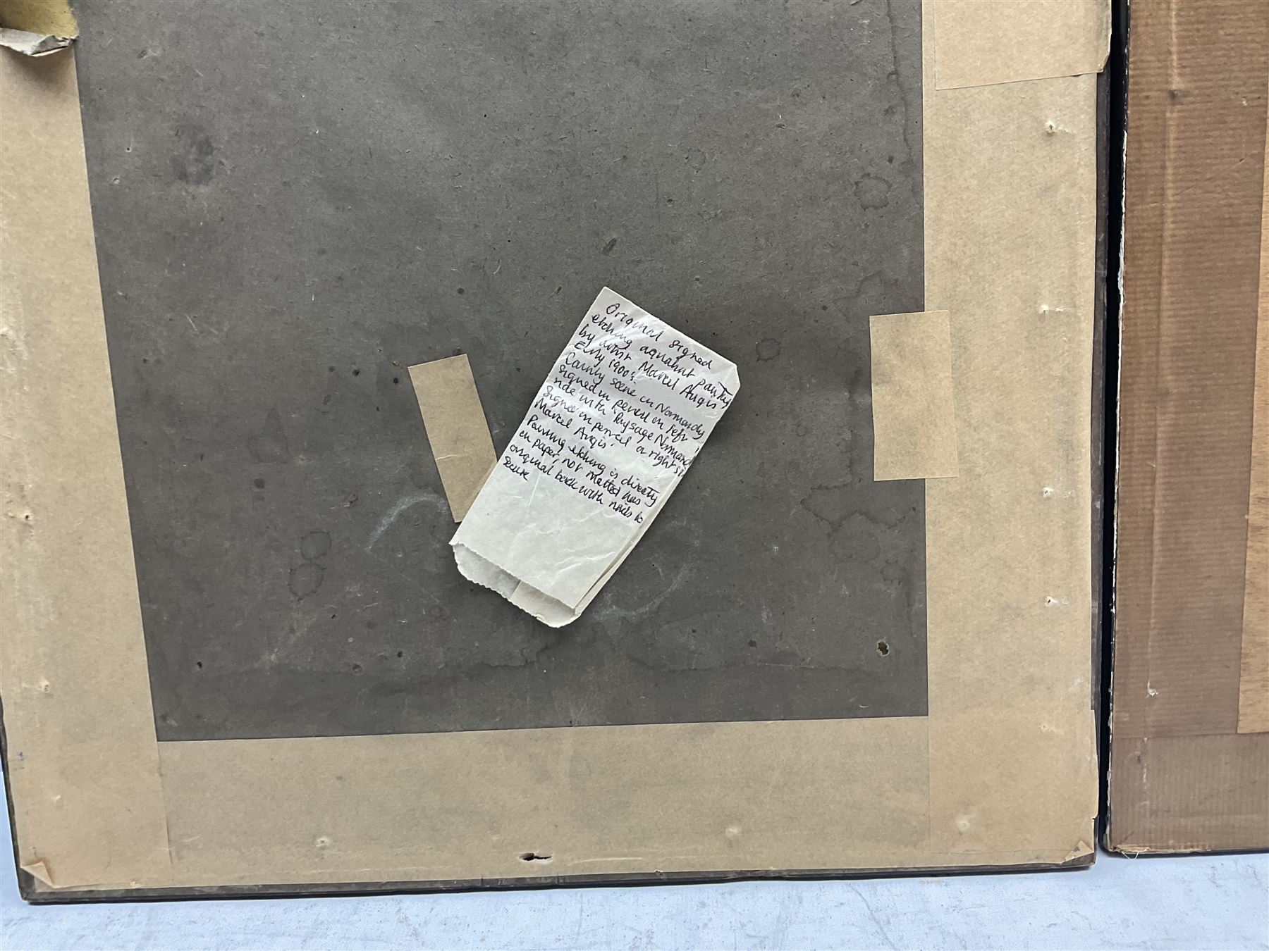 Claude H Rowbotham (British 1864-1949): 'Ullswater - Stybarrow Crag', aquatint signed in pencil 22cm x 16cm; Marcel Augis (French early 20th century): 'Paysage Normandy', aquatint signed and titled in pencil 24cm x 17cm (2)