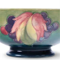 Moorcroft bowl, in Leaf and Berry pattern, with painted and impressed marks beneath, H7cm, D16cm