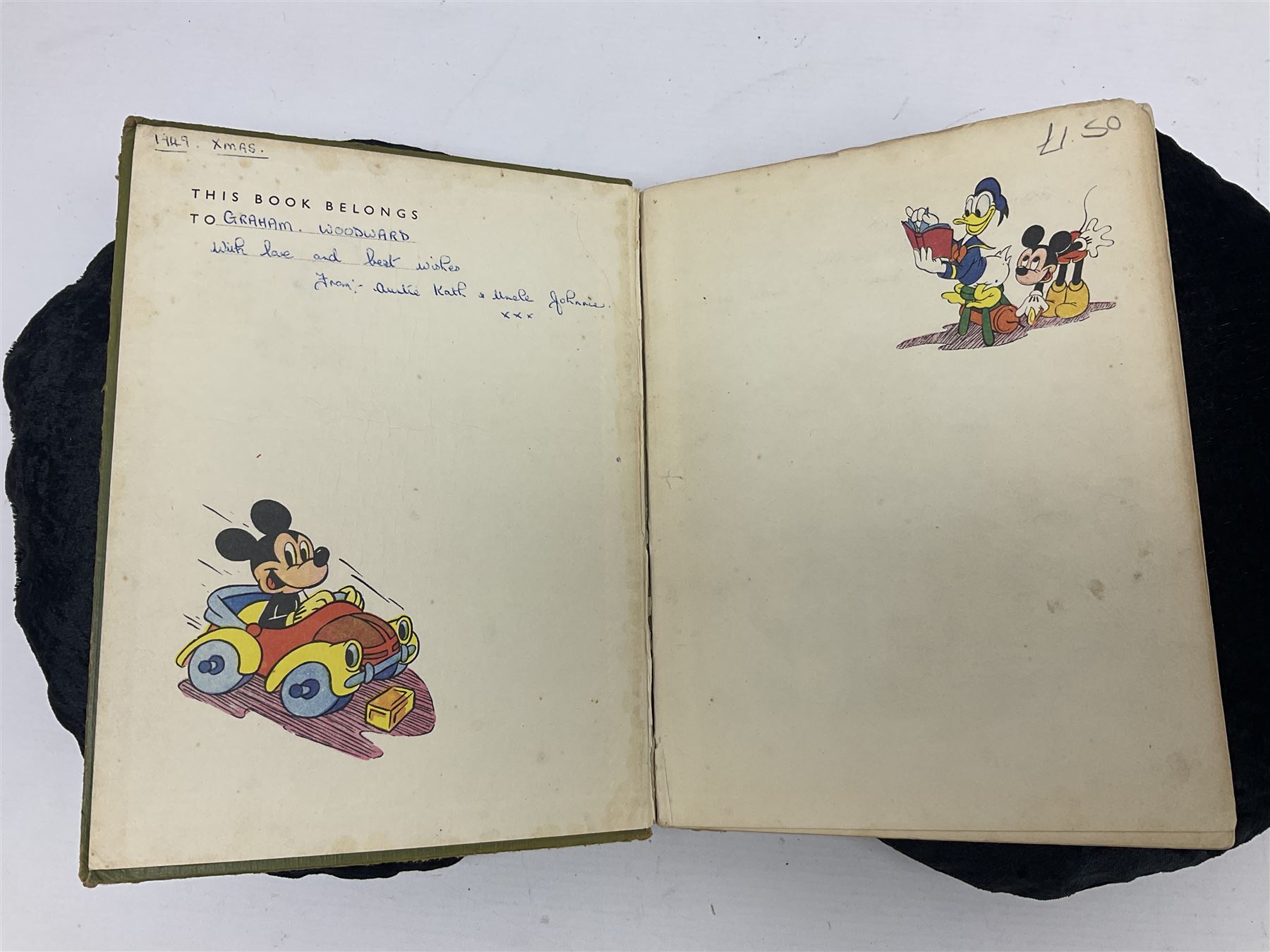 Three Disney Annuals, comprising Mickey Mouse Annual 1949, The Walt Disney Thumper Annual and Walt Disney's Wonder Book