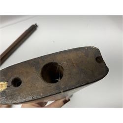 Quantity of spare parts for .577/450 Martini Henry rifle including two stocks, fore-end etc