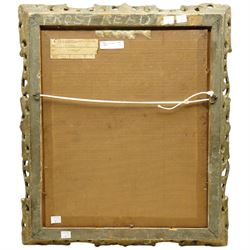 Richard Hanson AKA Stuart Scott Somerville (British 1908-1983): Still Life of Flowers in a Vase, oil on board signed, Frost & Read gallery inscription verso 45cm x 37cm