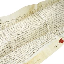 James I indenture on vellum between Sir George Selby and William Wilson 1609, two other 1609 indentures, George I lease for a year 1718, two others 1730 and four other indentures.
NB Sir George Selby was Member of Parliament for Newcastle 1601-1611