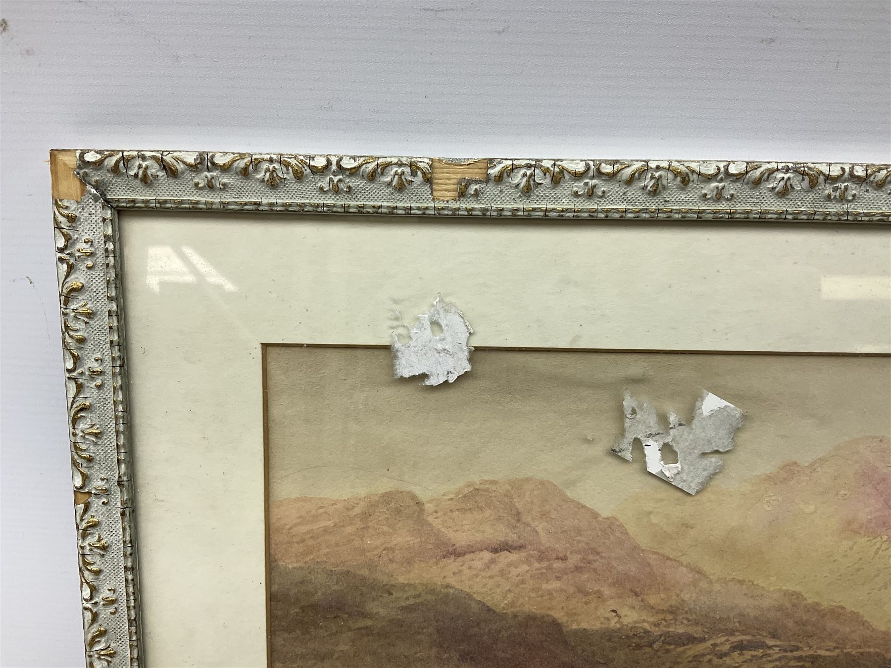 E L R (British 19th century): Loch Fishing with sailing boats, watercolour signed and dated 1893 together with two more similar watercolours max 24cm x 60cm (3)