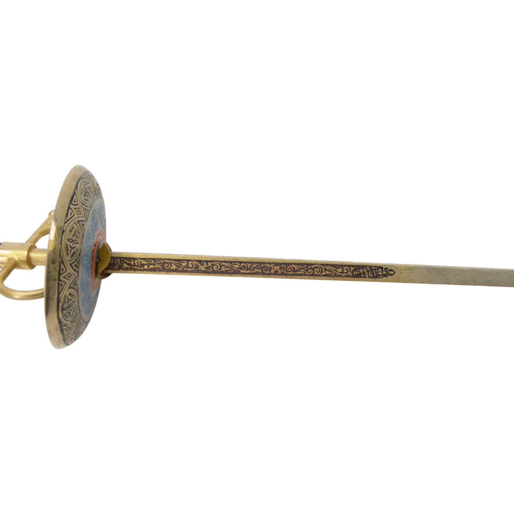 20th century reproduction swords, Ancient Warrior United States cavalry sword and Toledo fencing sword 