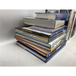 Thirty books of maritime and naval interest including David Hobbs: The British Pacific Fleet; Ian Marshall: Armoured Ships; M.J. Whitley: Cruisers of WW2, German Cruisers of WW2 and German Coastal Forces of WW2; books on warships, U-Boats, combat ships etc