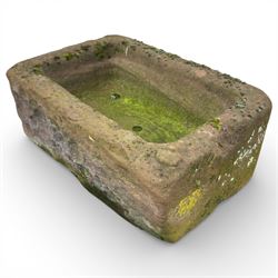 Millstone Along with 19th century stone trough