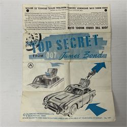 Corgi die-cast model No.261 Special Agent 007 James Bond's Aston Martin D.B.5. from the James Bond film 