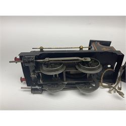 Hornby ‘0’ gauge - No. 0 Goods Set box containing clockwork LNER 0-4-0 locomotive with matching tender no.2710 in black and gold, originally from the No. 1 Goods Set; with NE open wagon, quantity of track, track clips, buffer and key 