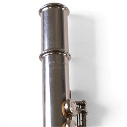 Buffet Crampon Paris flute, inscriber 'Cooper scale, ARC E, no. 22B', serial no. 731546, in hard carry case

