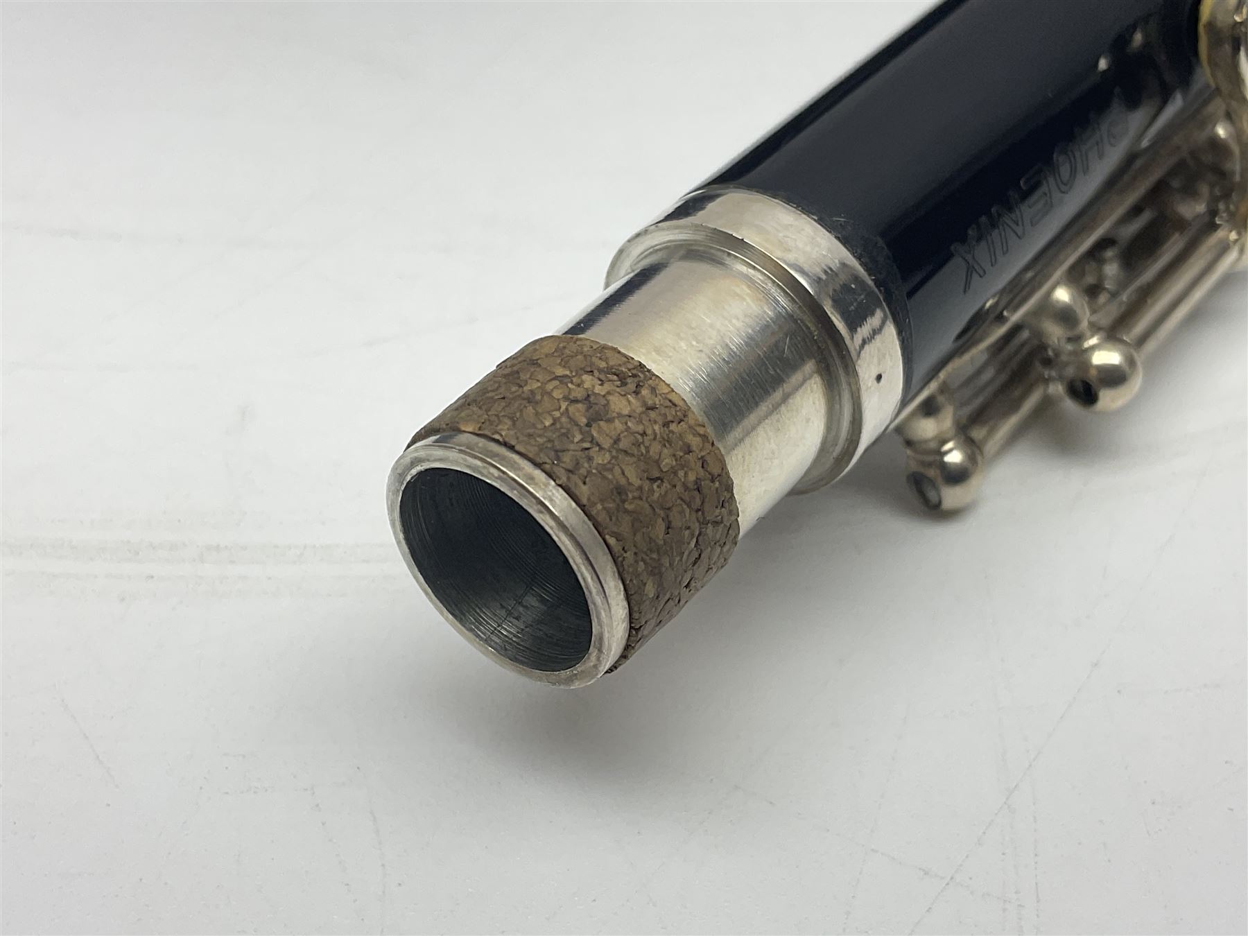 Phoenix two-piece piccolo; in Emerson fitted case