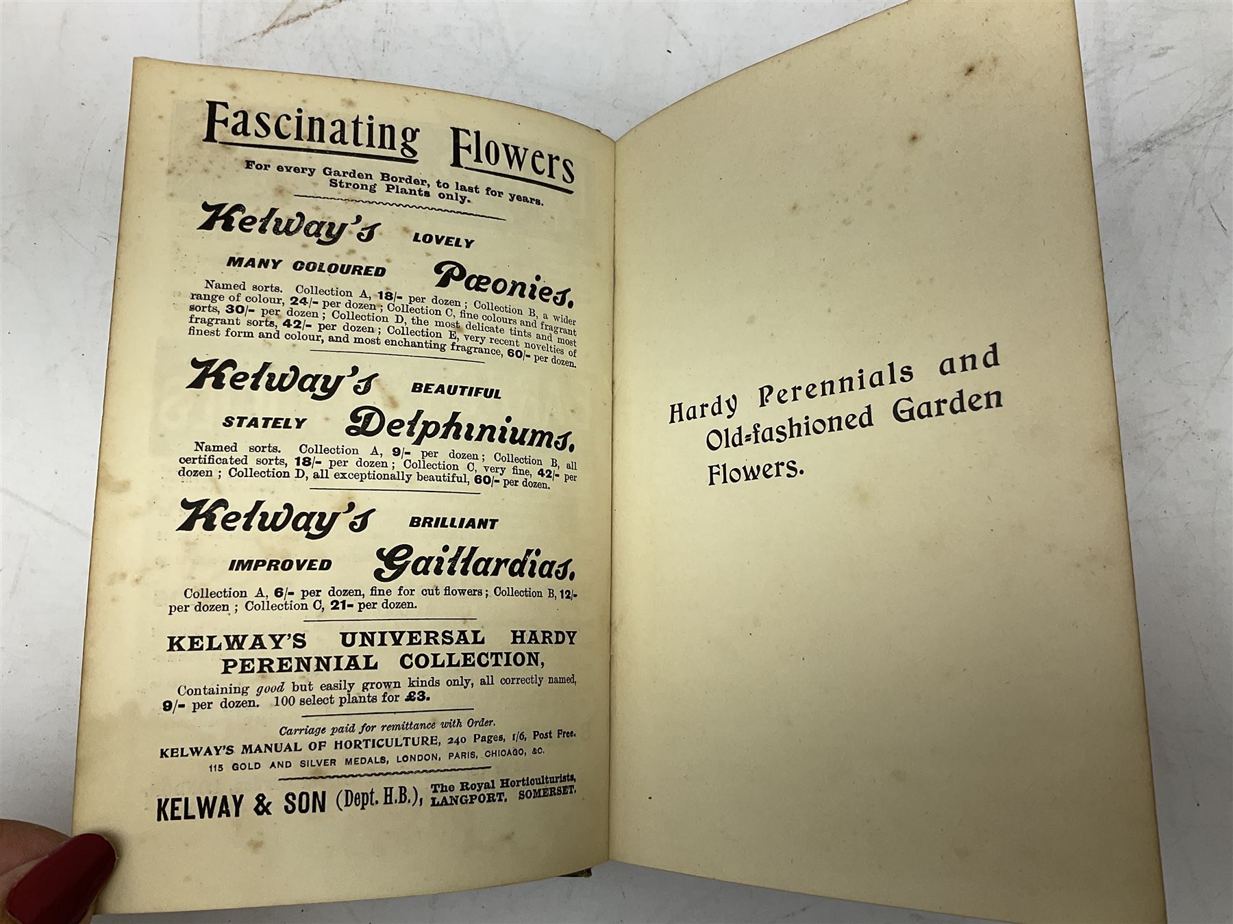 Culpeper's British Herbal and Family Physician with hand-coloured herbal bookplates, together with The Gardeners and Poultry Keepers Guide and Illustrated Catalogue of Goods Manufactured and Supplied by William Cooper,  Mr Middleton's Garden Book etc