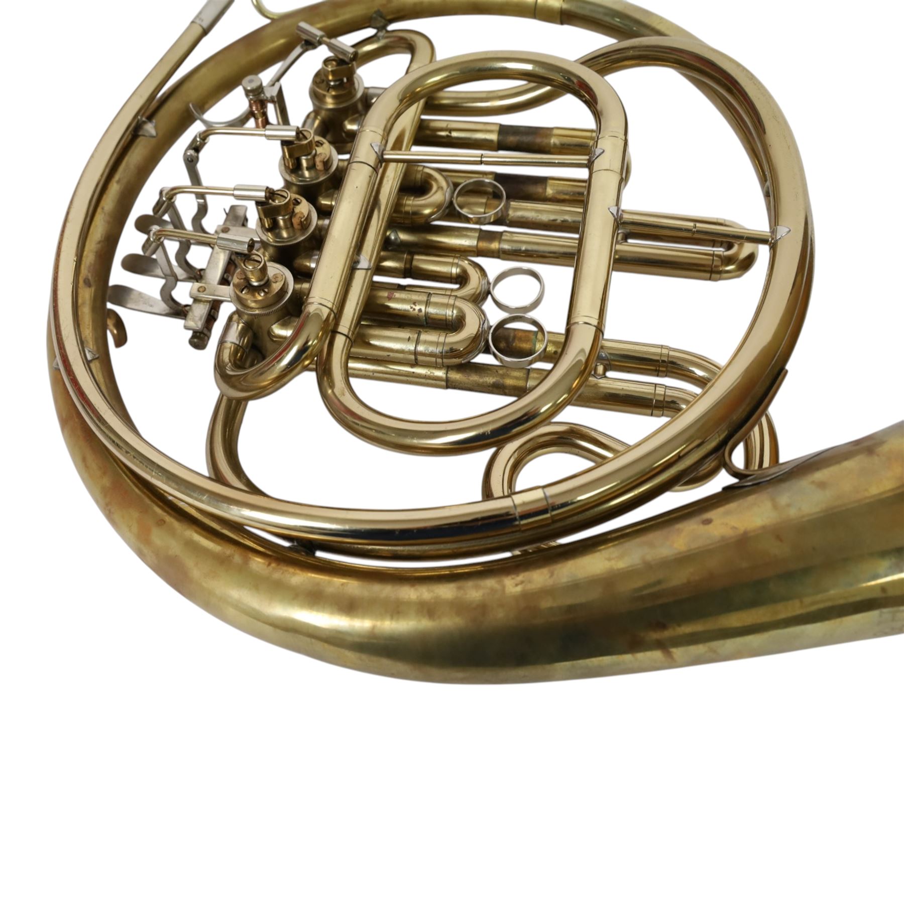 Boosey & Hawke B&H 400 French horn, in fitted hard case with Denis Wick mute